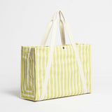 Immaculate Vegan - Souleway Beach Tote (Sand/Lime Green) Sand/Lime Green