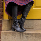 Immaculate Vegan - Avocado Women's Vegan Leather Knee High Boots | Brown