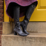 Immaculate Vegan - V.GAN Avocado Women's Vegan Leather Knee High Boots | Brown