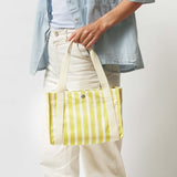 Immaculate Vegan - Souleway Beach Tote S (Sand/Lime Green) Sand/Lime Green