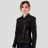 Immaculate Vegan - Eloquere Diva Vegan Suede Jacket | Black