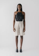 Immaculate Vegan - 1 People Agadir Hemp & Linen Bermuda Shorts | Stone