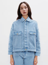 Immaculate Vegan - 1 People Arizona Upcycled Denim Jacket | Sky XS