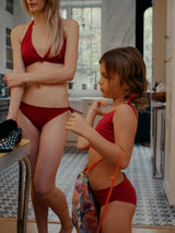 Immaculate Vegan - Piuma BIKINI BOTTOM - SEASIDE KNOTS