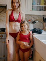 Immaculate Vegan - Piuma BIKINI BOTTOM - SEASIDE KNOTS