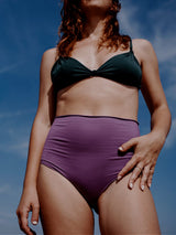 Immaculate Vegan - Piuma Sunkissed Silhouette Bikini Bottom | Dusty Lavender