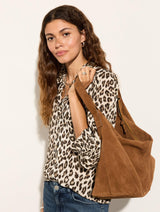 Immaculate Vegan - Baukjen Cela LENZING™ ECOVERO™ Printed Blouse | Taupe Leopard