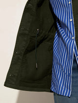 Immaculate Vegan - Baukjen Drake Organic Cotton Utility Jacket | Deep Khaki