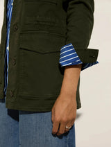 Immaculate Vegan - Baukjen Drake Organic Cotton Utility Jacket | Deep Khaki