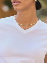 Immaculate Vegan - Baukjen Kiana Organic Cotton V-Neck Slim Tee