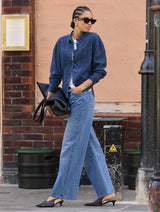 Immaculate Vegan - Baukjen Organic Stretch Cotton Wide Leg Slouch Jeans