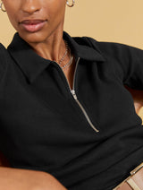 Immaculate Vegan - Baukjen Organic Cotton Zip Collar Top