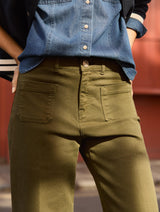 Immaculate Vegan - Baukjen Jena Organic Cotton Stretch Wide Crop Jeans