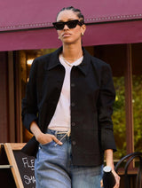 Immaculate Vegan - Baukjen Raphaelle Organic Cotton Jacket | Caviar Black