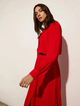Immaculate Vegan - Baukjen Ania LENZING™ ECOVERO™ Dress | Crimson Red