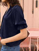 Immaculate Vegan - Baukjen Noa Short Sleeve Blouse