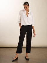 Immaculate Vegan - Baukjen Ebru Ponte Straight Leg Crop Trousers