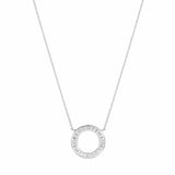 Immaculate Vegan - BLOOMTINE Mini Halo Wings™ Sterling Silver Diamond Angel Necklace