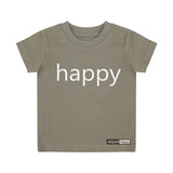 Immaculate Vegan - VEGAN Happy Vegan Babies & Kid's Happy T-Shirt | Multiple Colours