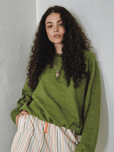Immaculate Vegan - KOMODO Dawn - Organic Cotton Sweat - Green
