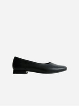 Immaculate Vegan - Bohema Diana Women's Vegea® Grape Leather Vegan Square Toe Pumps | Black