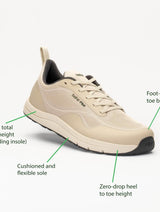 Immaculate Vegan - Bahé Revive Endurance Grounding Barefoot Shoe (Men's) - Stone