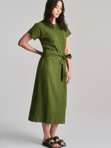Immaculate Vegan - KOMODO FONDA - Organic Cotton Dress - Green