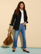 Immaculate Vegan - Baukjen Petite Eda Organic Cotton Stretch Boyfriend Jeans | Washed Indigo