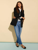 Immaculate Vegan - Baukjen Petite Eda Organic Cotton Stretch Boyfriend Jeans | Washed Indigo