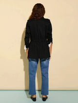 Immaculate Vegan - Baukjen Drake Organic Cotton Utility Jacket | Black