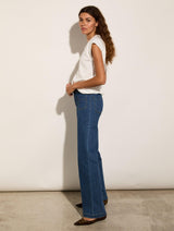 Immaculate Vegan - Baukjen Robyn Organic Cotton Stretch Jeans | Washed Indigo