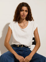 Immaculate Vegan - Baukjen Catherine Organic Cotton Tee | Pure White