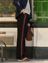 Immaculate Vegan - Baukjen Marjorie Side Stripe Ponte Trousers