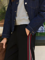 Immaculate Vegan - Baukjen Marjorie Side Stripe Ponte Trousers