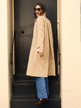Immaculate Vegan - Baukjen Hazel Organic Cotton Mac Coat | Sand