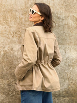 Immaculate Vegan - Baukjen Bridie Organic Cotton Field Jacket | Sand