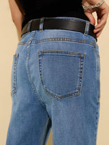 Immaculate Vegan - Baukjen Eda Organic Cotton Stretch Boyfriend Jeans | Light Washed Indigo