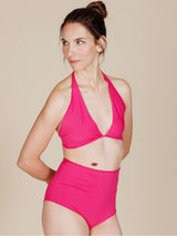 Immaculate Vegan - Piuma Sunkissed Silhouette Bikini Bottom | Fuchsia