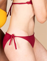 Immaculate Vegan - Piuma BIKINI BOTTOM - SEASIDE KNOTS