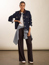 Immaculate Vegan - Baukjen Palazzo Trousers | Dark Chocolate