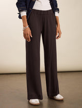 Immaculate Vegan - Baukjen Palazzo Trousers | Dark Chocolate
