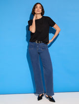 Immaculate Vegan - Baukjen Baukjen Essentials Regenerative Cotton Perfect Tee | Caviar Black