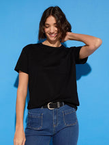 Immaculate Vegan - Baukjen Baukjen Essentials Regenerative Cotton Perfect Tee | Caviar Black