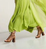 Immaculate Vegan - AGAZI Dance Your Way Vegan Mushroom Leather Block Heels | Toffi