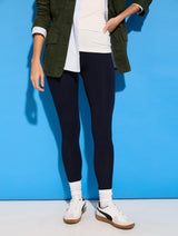 Immaculate Vegan - Baukjen High Waist LENZING™ ECOVERO™ Comfort Leggings | Classic Navy