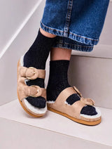 Immaculate Vegan - Minuit sur Terre Chaussettes Brille Minuit