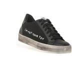 Immaculate Vegan - Lazuli My I'm Not Your Toy Tennis Sneakers | Black