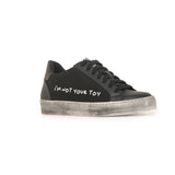 Immaculate Vegan - Lazuli My I'm Not Your Toy Tennis Sneakers | Black