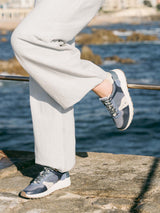 Immaculate Vegan - Lazuli My Corn Leather Vegan Sneakers | Ocean