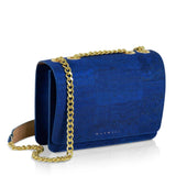 Immaculate Vegan - murmali Alpha Handcrafted Cork Vegan Crossbody Bag | Navy